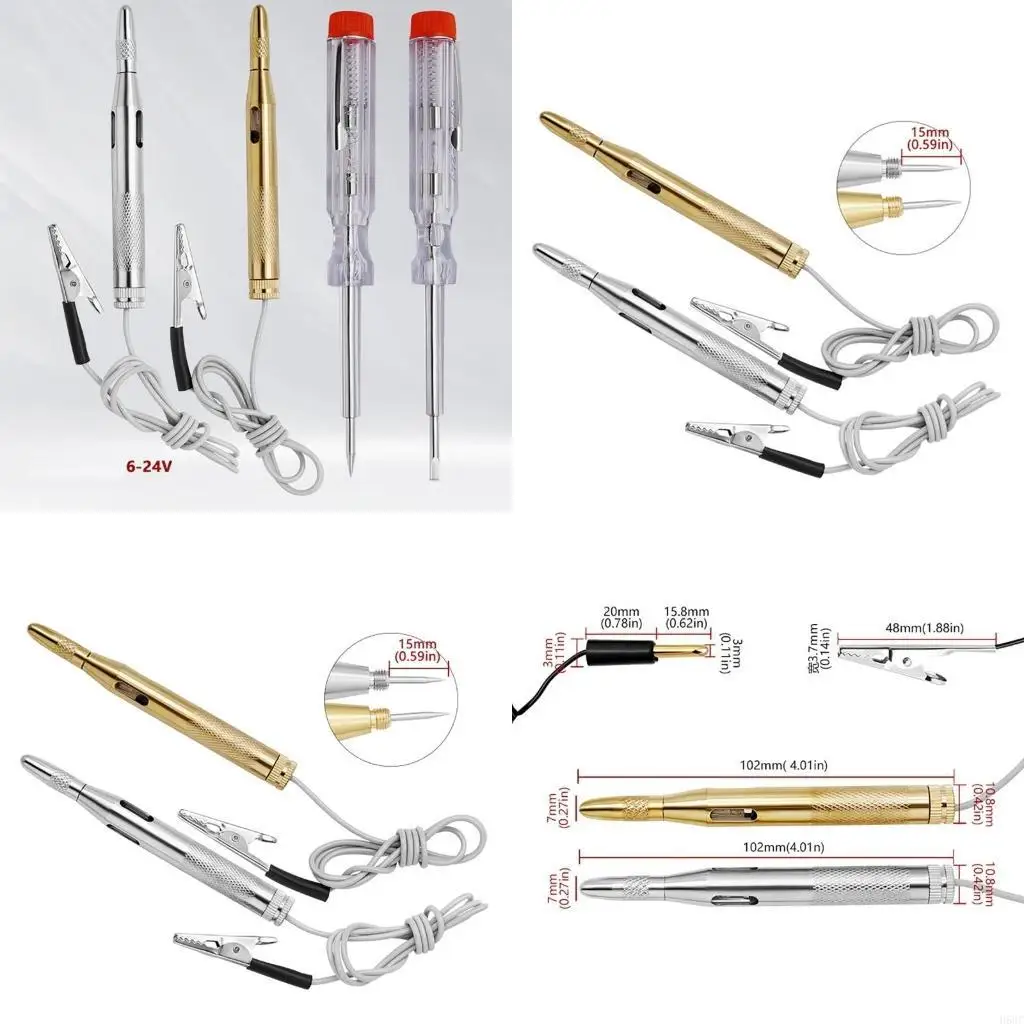 

H58C 6-24V Car DigitalElectric Circuit Tester Truck Automobile Light Pen