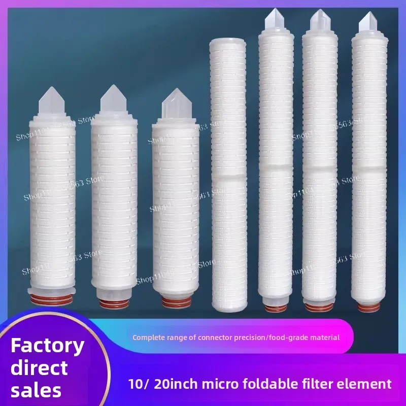 

Плиссированный фильтрующий картридж 10/20 дюймов с полипропиленовой мембраной для очистки воды, вина, мочевины