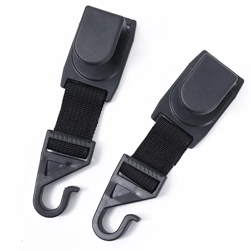 2pcs Universal Car Seat Back Hooks  Multifunctional Auto Interior Headrest Mount Hanger Lady Handbag Hanging Storage Holder Hook