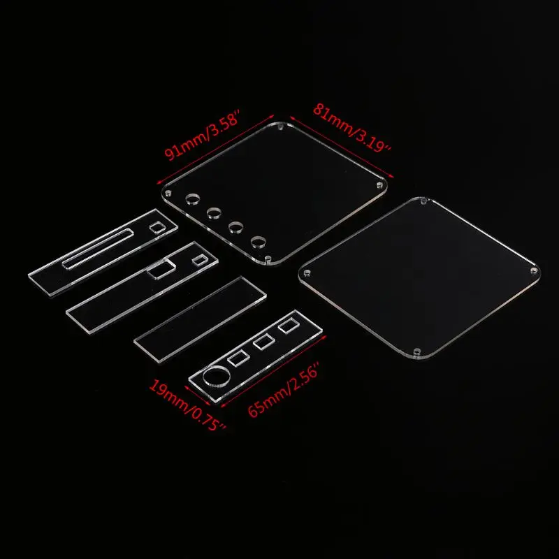 Digital Oscilloscope Acrylic Protection Case Anti Scratch Cover DSO138 Mini Oscilloscope Transparent-Shield DropShipping