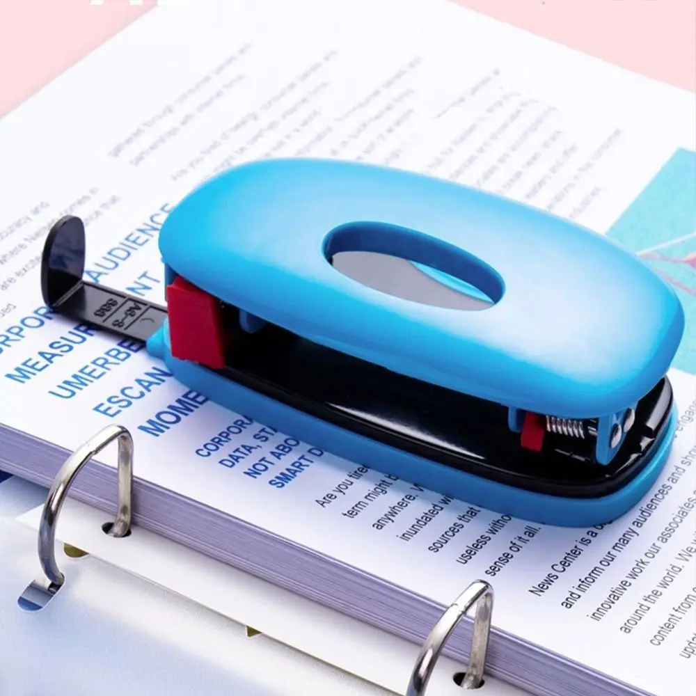 

Office Supplies Craft Scrapbook Binding Rings DIY Punching Tool Paper Puncher Manual Binding Hole Puncher Round Hole Puncher