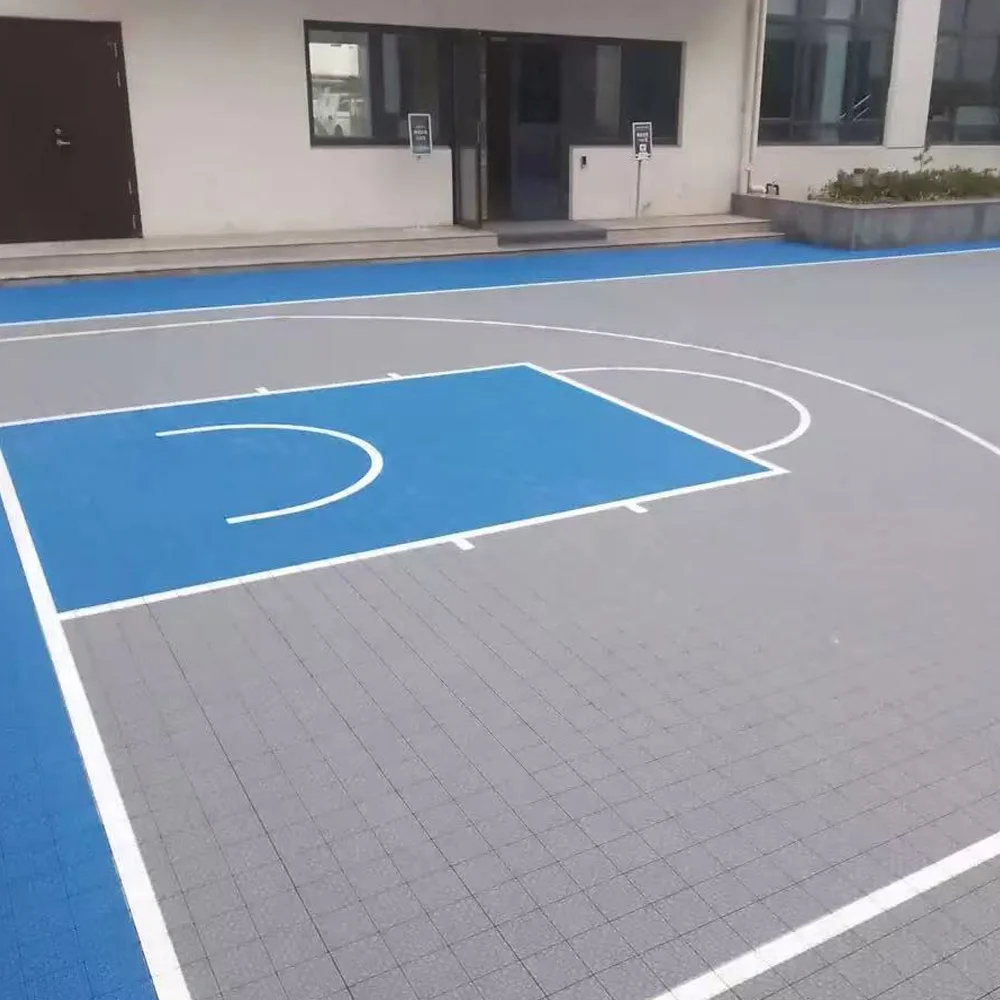 Beable Multi-Purpose Interlocking Sports Court Flooring for Commercial Basketball Projects Custom Logo Basketball Tiles
