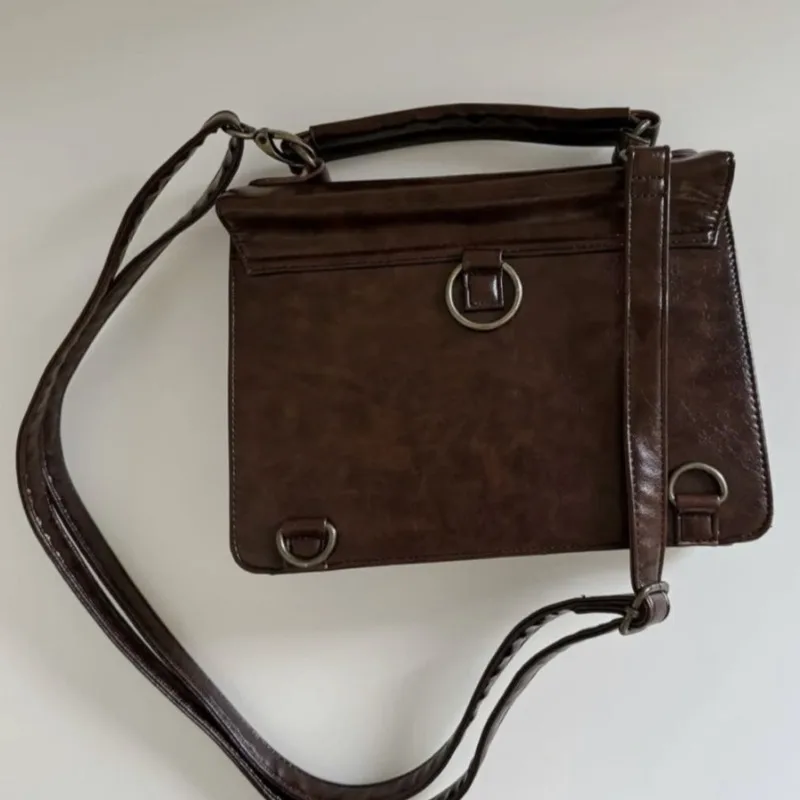 Piano Lace Backpacks Y2K Crossbody Backpacks Girl HIA Retro Artistic Simple Texture Briefcase Mini Phone Bag Shoulder Bag New