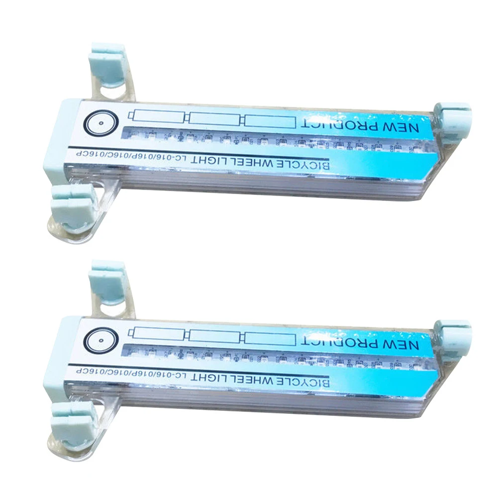 AliExpress alloet 2x Bike Light No Battery Strip LED Mountain Bicycle Two-Sided Color Warning Lamp