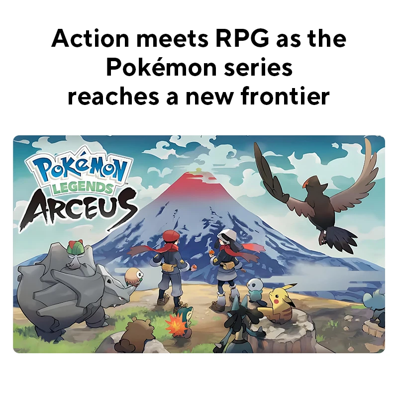 Nintendo Switch Game Deals Platformer Pokemon Legends Arceus Support 13 Languages TV Tabletop Handheld image 2