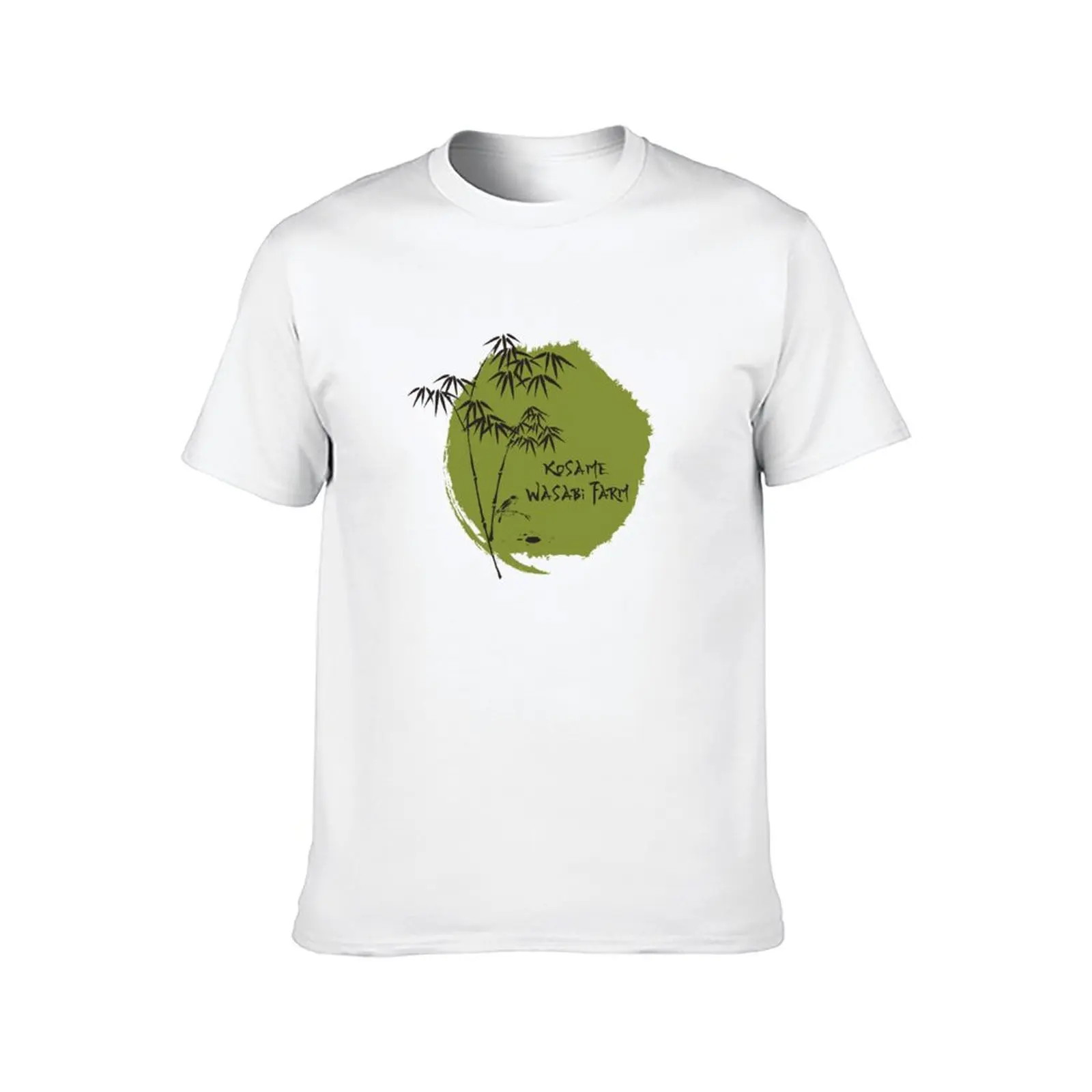 تي شيرت Diao Wasabi Farm تي شيرت أساسي للرجال، تي شيرت أبيض للرجال، تي شيرت قطني #2