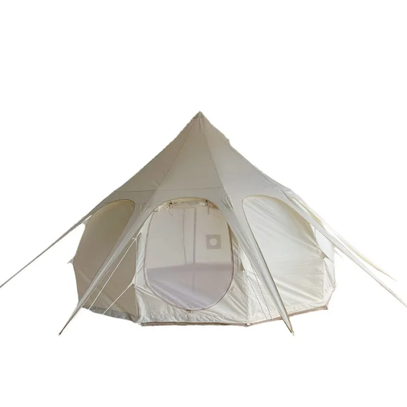 Outdoor pumpkin tent, camping canvas, Oxford cloth, rainproof and sunproof yurt tent