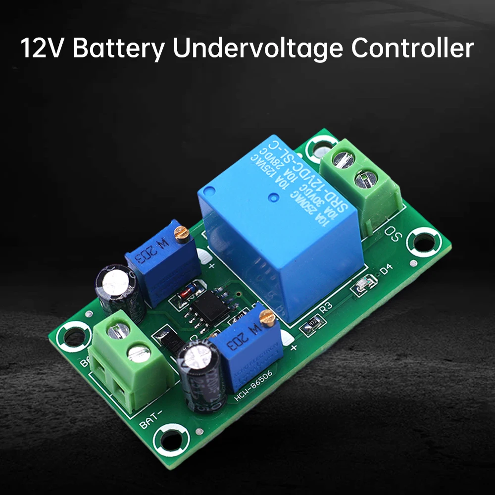 12V Battery Undervoltage Controller Battery Voltage Protection Plate Automatic Load Voltage Recovery Disconnect Connection