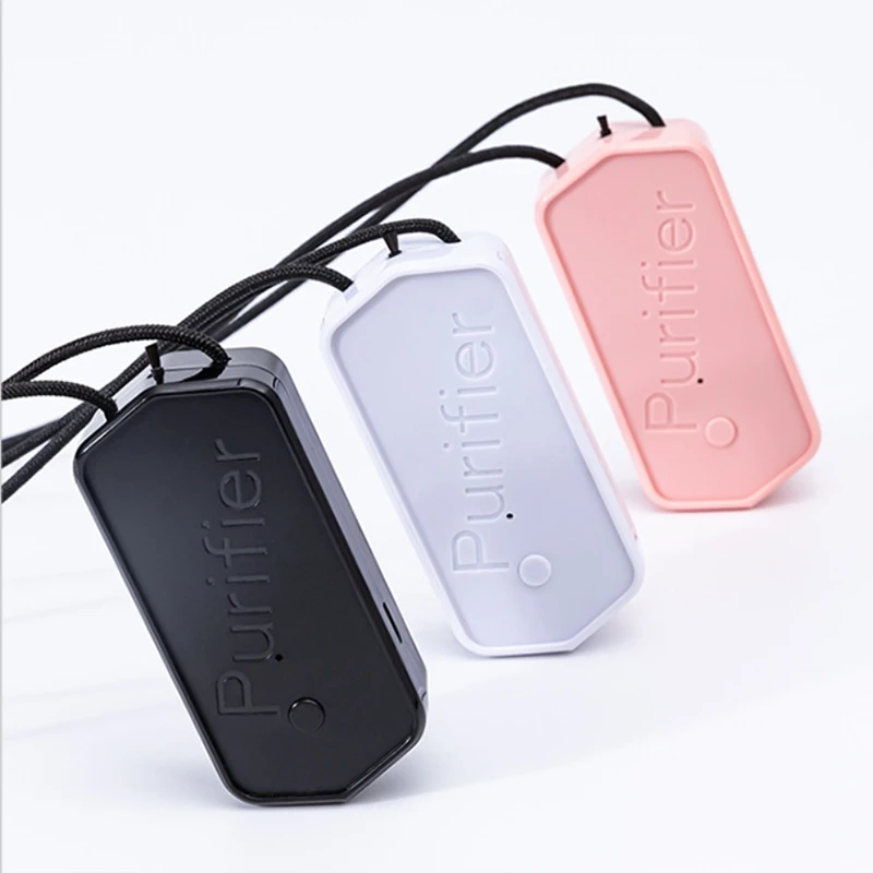 

Wearable Air Purifier Necklace Mini Personal Portable Air Freshener Ionizer 100 Million Negative Ions Low Noise