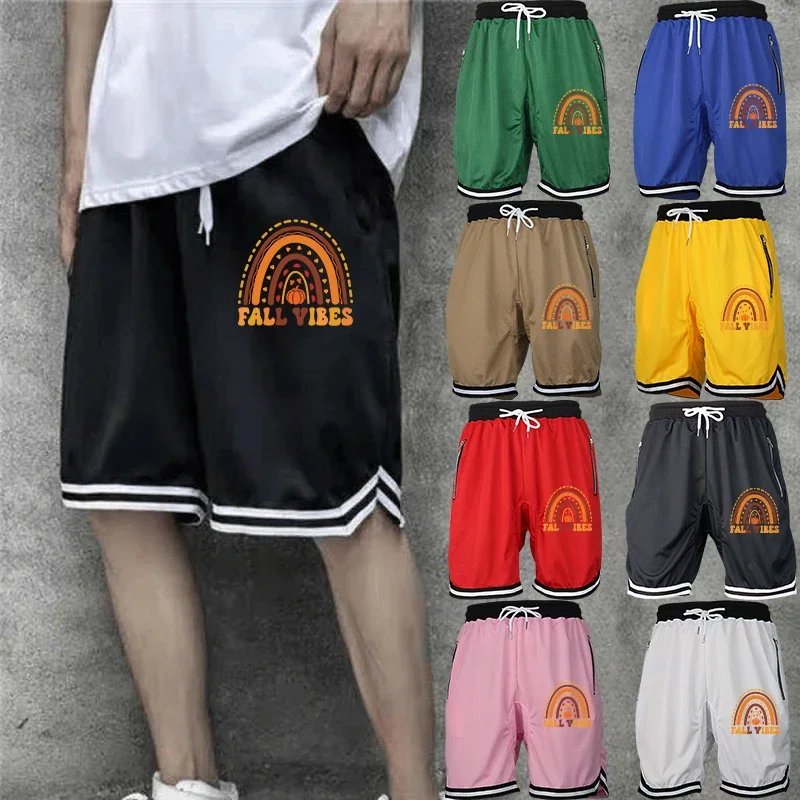 

Мужские летние шорты для бега на открытом воздухе, спортивная одежда для бега в тренажерном зале, быстросохнущие дышащие брюки для фитнеса