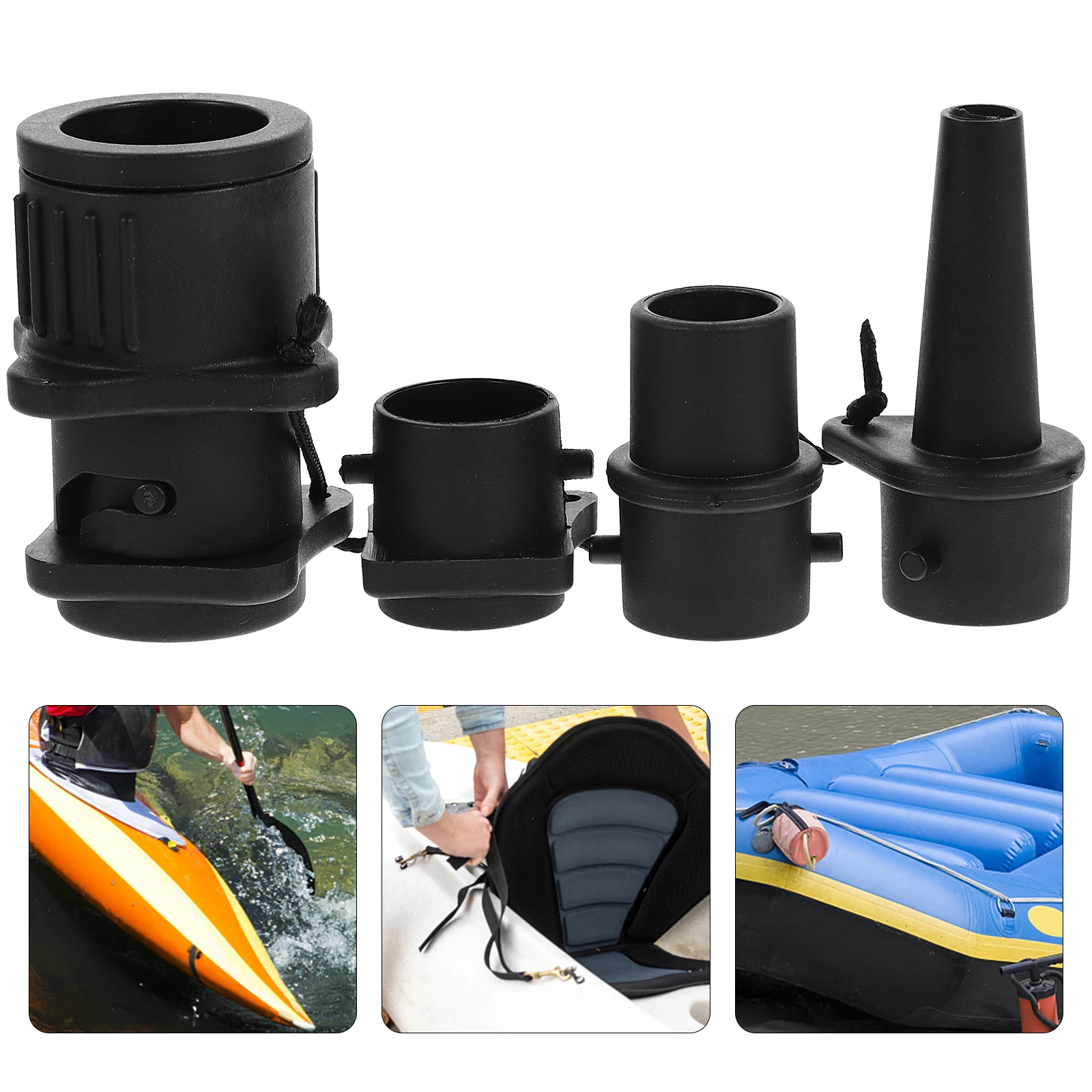 

Air Valve Connector Pump Adaptor Quick Adapter Hose Conversion Adapters Inflator Accessory Inflatable Boat Converter