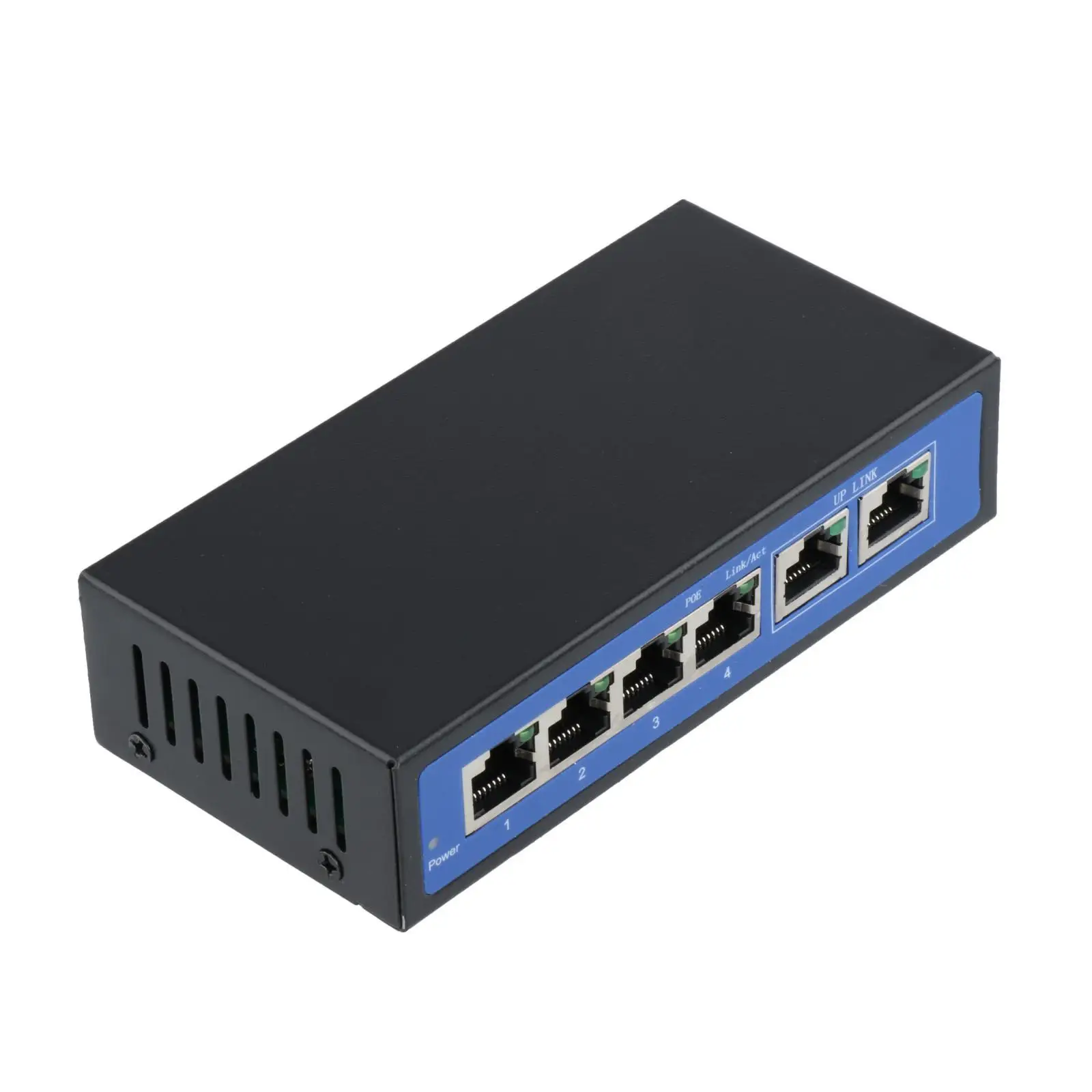 POE Switch Network 6-Port with 4-Port PoE 0Mbps Power over Ethernet Switch - Designed for Use