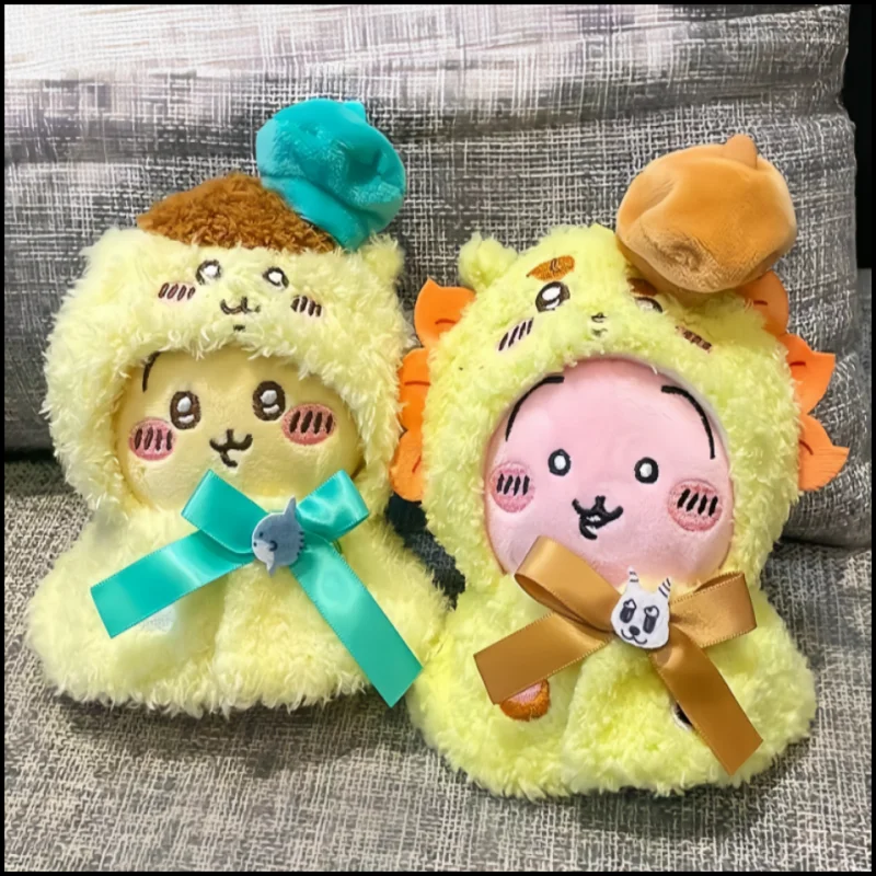 

【В наличии 10-15 см кукольная одежда Kawaii Hachiware Usagi плащ одежда милый головной убор куклы мультяшная кукла украшение кулон подарок