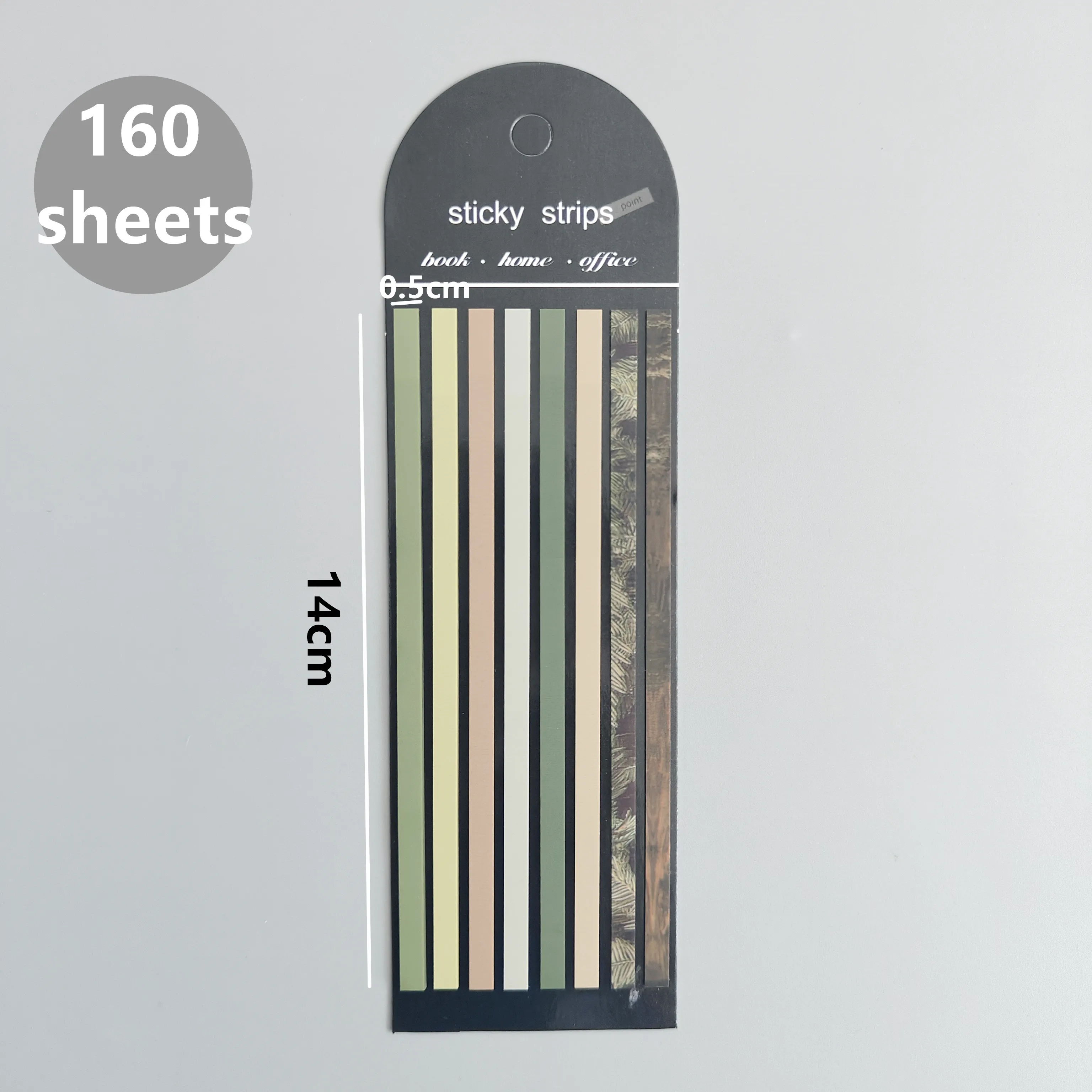 160 Blatt transparente Haft notizen selbst klebende Lese anmerkung für Bücher Notizblock Lesezeichen Notizblock Index Tabs – Detail 2