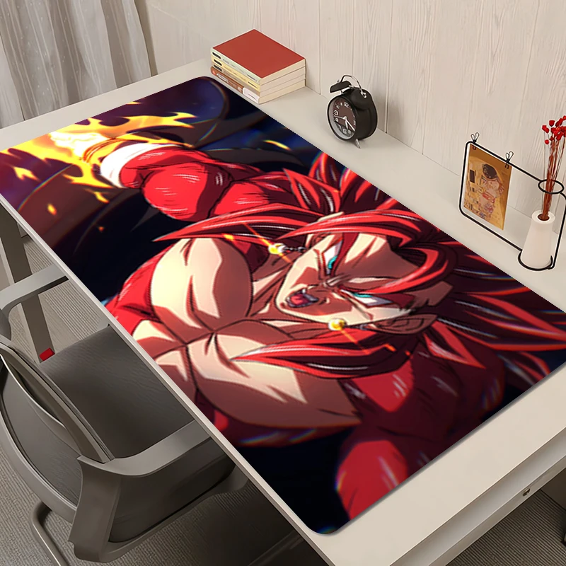 Tapis de souris motif caoutchouc HD tapis de souris tapis de bureau tapis de jeu accessoires PC Dragon Ball tapis étendu tapis de clavier antidérapant