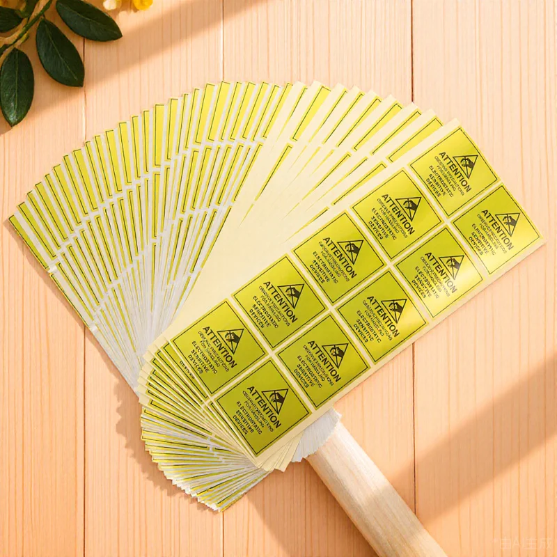 

450pcs Electrostatic Warning Stickers Static Cautious Labels Safety Sign Decals For Electronic Devices Paper Easy