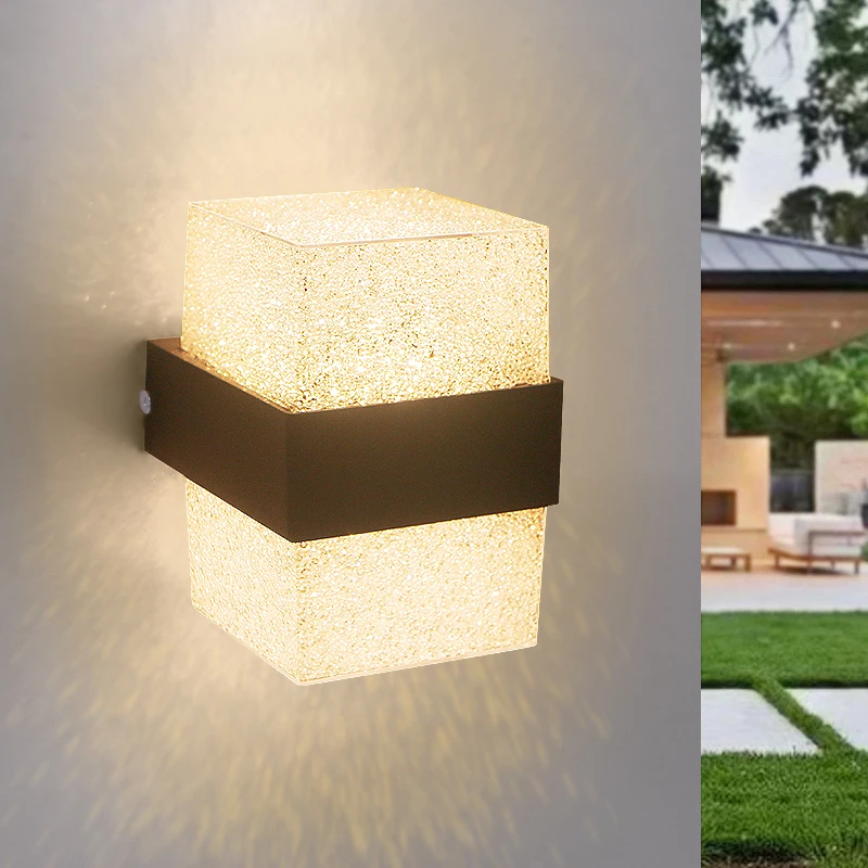 

Outdoor Wall Lamp Waterproof LED Wall Lights AC85-265V 10W Indoor Porch Light Room Decor Bedside Lamps For Aisle Garden Yard