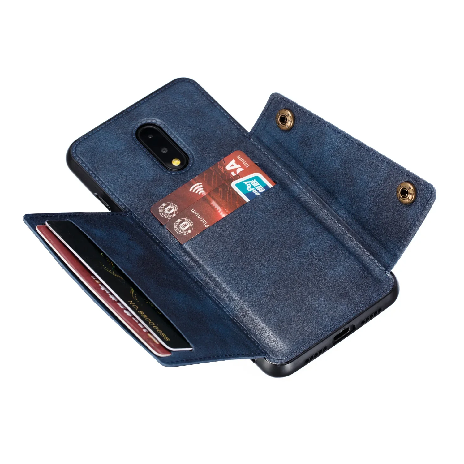 Twin Leather Case Phone Wallet Cover Anti-fall case for 1+ 7 8 9 10 11 12 6T 7T 8T 9T 10T  ACE PRO NORD2 Plus