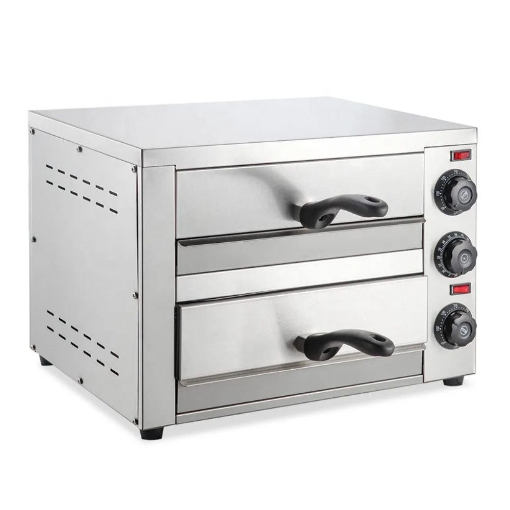 

Outdoor pizza 12 inch oven Commercial double-layer electric baking bread Shaobing (Baked cake in griddle) pizza oven