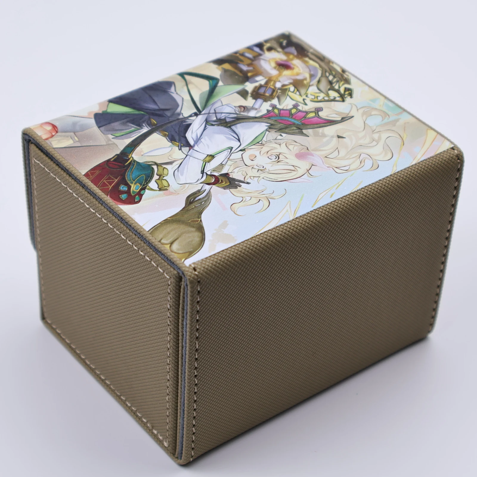 Diy zelfgemaakte Yu-Gi-Oh! Incredible Ecclesia De Deugdzame Kaart Opbergdoos Lederen Opbergkaart Beschermhoes Kaart Cadeau Speelgoed