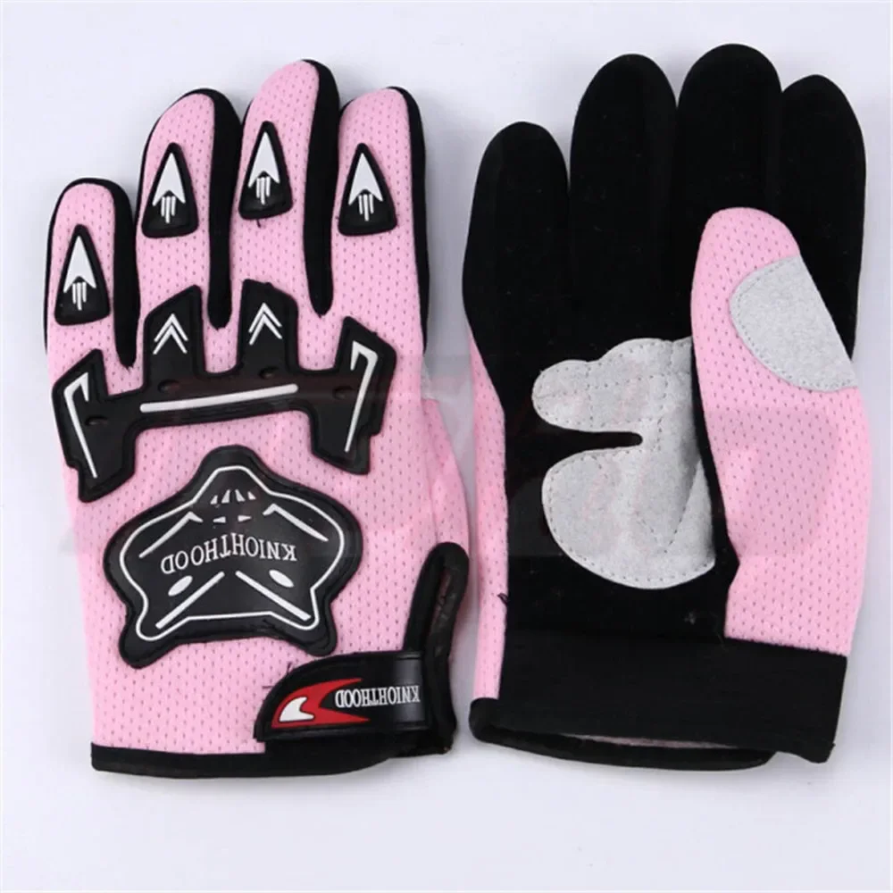 TDPRO For Young Children Boys Kids Motorcycle Gloves Nylon Five Colors Full Finger Professional Motocross Protective Gear Glove