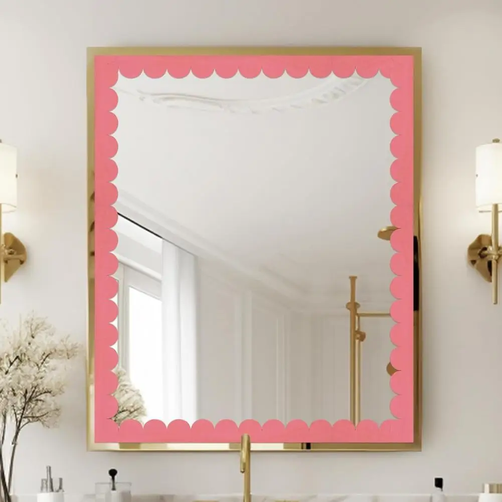 Unfinished Door Frame Decor Burr-free Door Frame Border 6/12pcs Unfinished Scalloped Wood Border Trim Farmhouse Diy Craft Strips