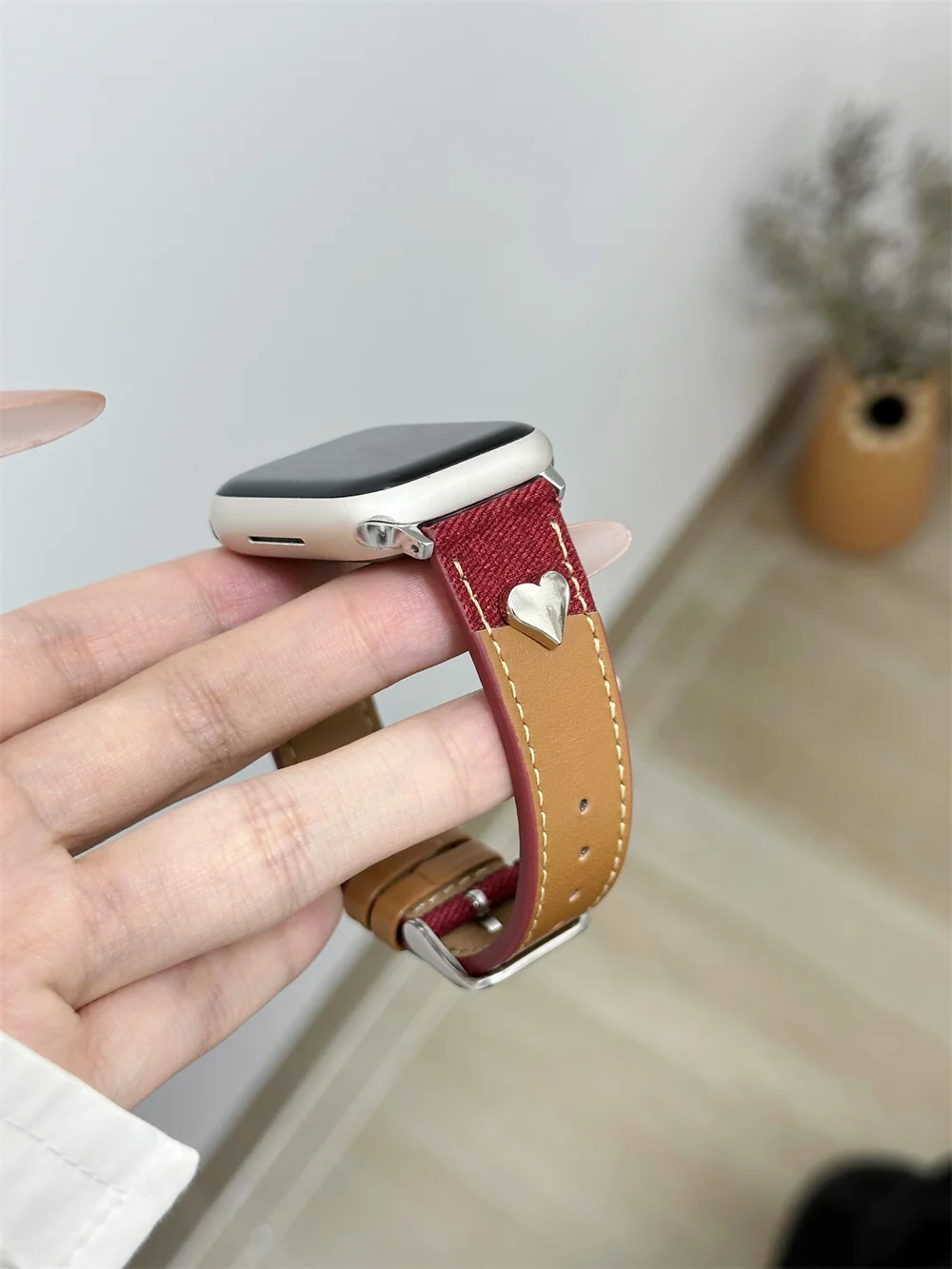 Cinturino per iWatch 42/44/45/46/49mm 38/40/41mm Cinturino per orologio alla moda in pelle PU per serie Watch Ultra2 Series 10/9/8/7/6/5/4/3/2/1_voghion.com