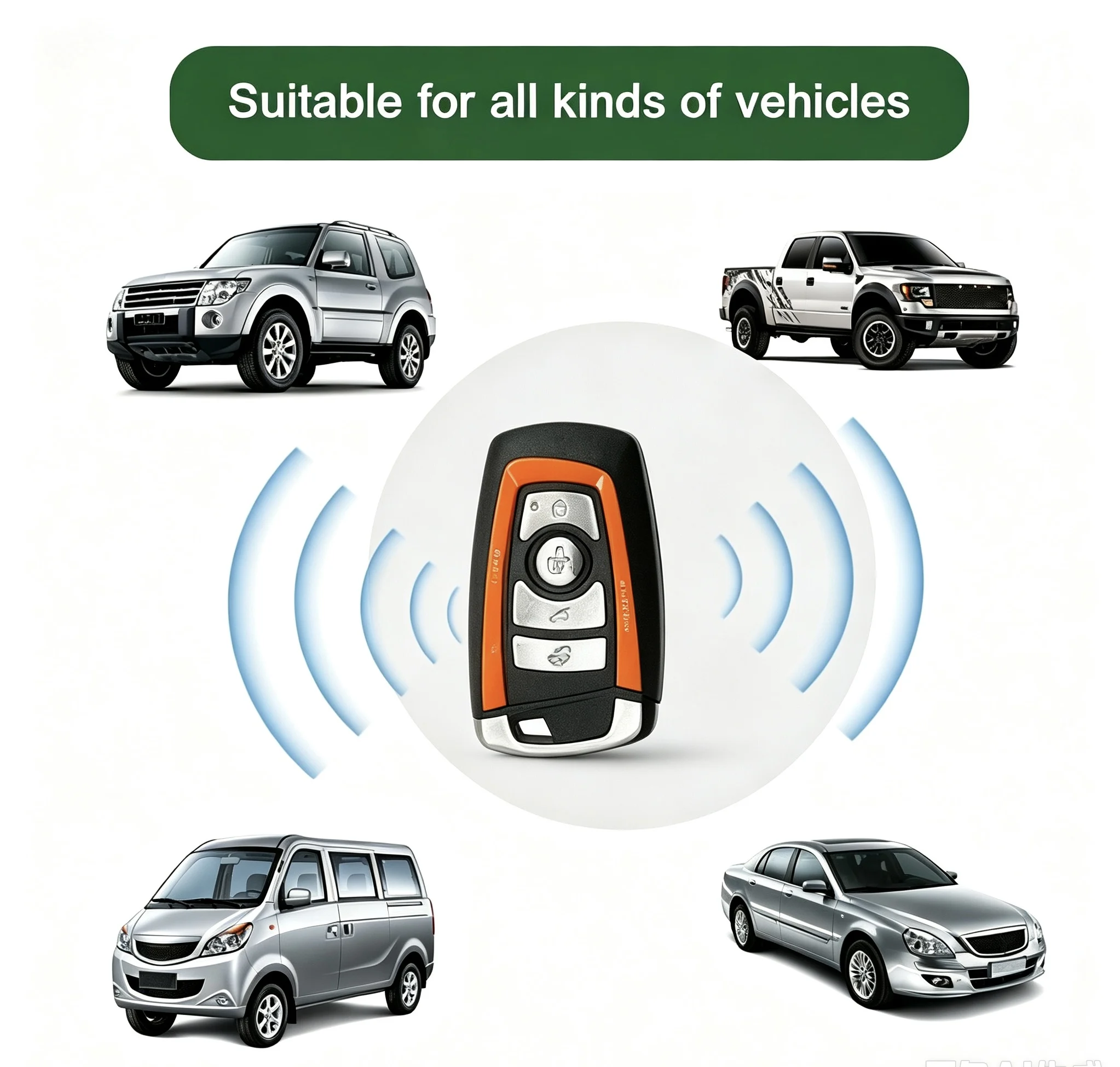 Universal 12V Car Alarm System with Central Lock Vibration Alert Side Door Anti-Theft Automotive Security System