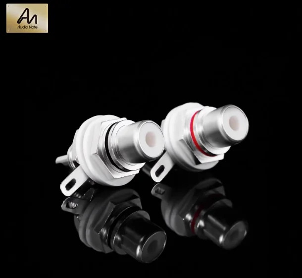 

1 пара (красный+черный) оригинальных британских аудиоразъемов Audio Note Silver RCA, размер 6x8x23 мм, бесплатная доставка