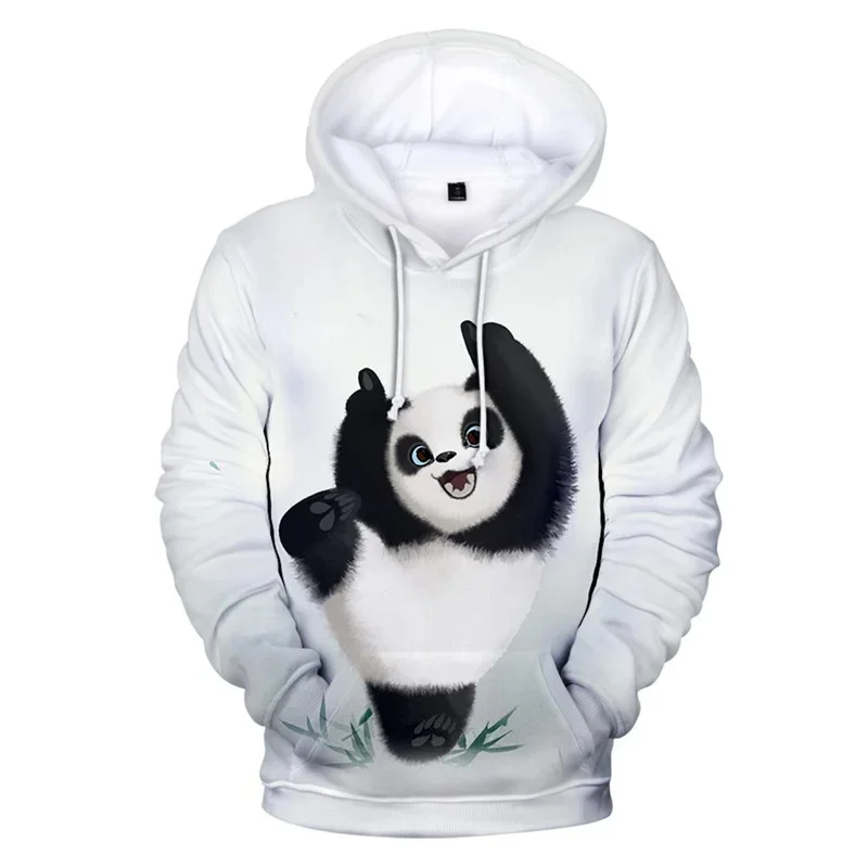 Hoodie gráfico engraçado do panda selvagem masculino, pulôveres 3D do panda gigante, moletons masculinos, roupas fofas, novo em hoodies, estampado gigante