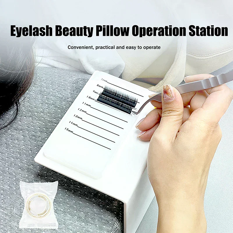 

Eyelash Pillow Console Eyelash Extension Stand Tool Professional Reusable Convenient Portable Console Eyelash Pad Glue Holder