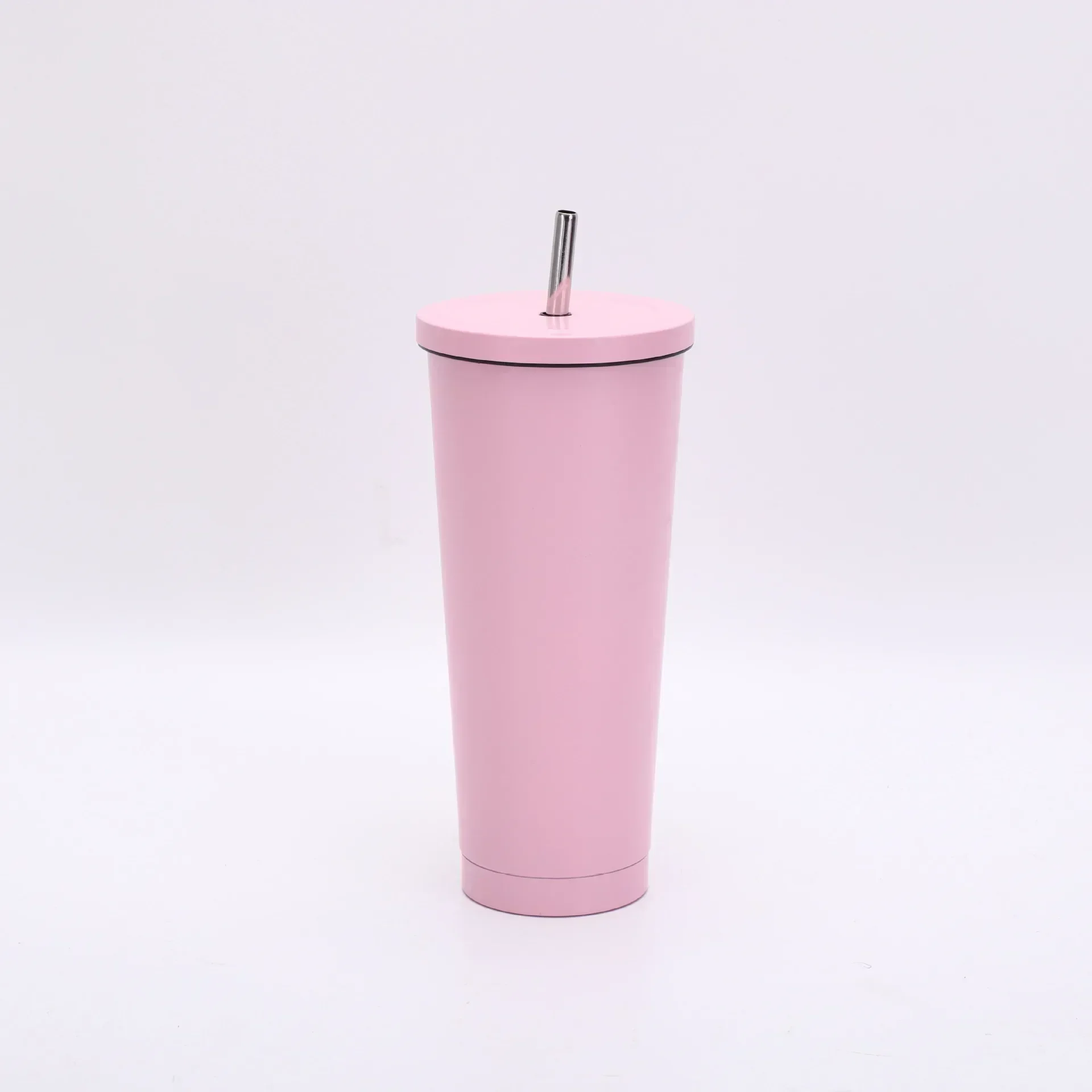 304 Stainless Steel Insulated Cup With High Aesthetic Value Desktop Straw Cup Student Couple Gift Cup