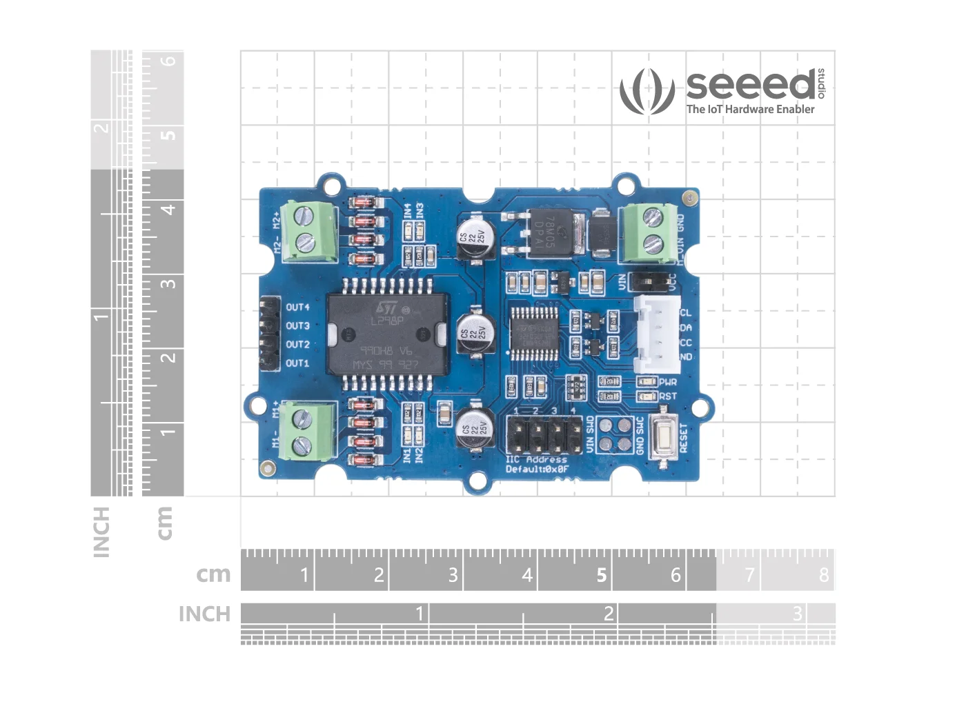 Grove I2c Motor Bestuurder (L 298P)