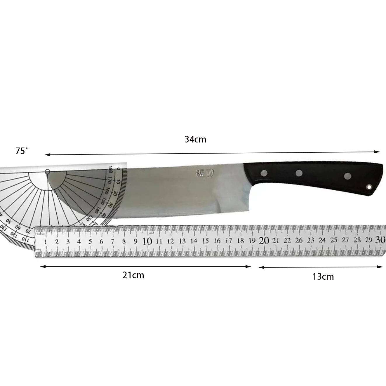 8 Inch Wood Chopper Knife 3 Layer BG42 Aviation Special Steel Blade Sharp Machete Chop Cleaver Handmade Longquan Kitchen Knives