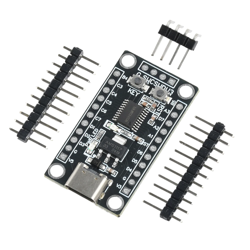 DC 1.8V-3.6V HK32F030MF4P6 Minimum System Core Board Development Board TYPE-C Replacing STM8S003 Learning Evaluation Board