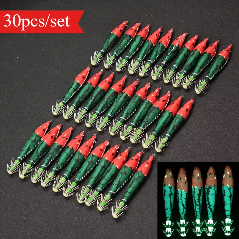 Furniture Hardware Jig - 30pcs 10cm Horizontal Squid Jig Hook