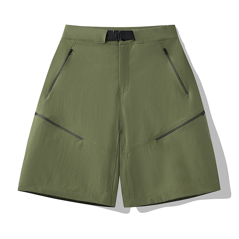 

High Quality Plus Size Cargo Shorts Men New Trendy Summer Lightweight Quick Dry Straight Leg Casual Outdoor Hiking Casual Shorts