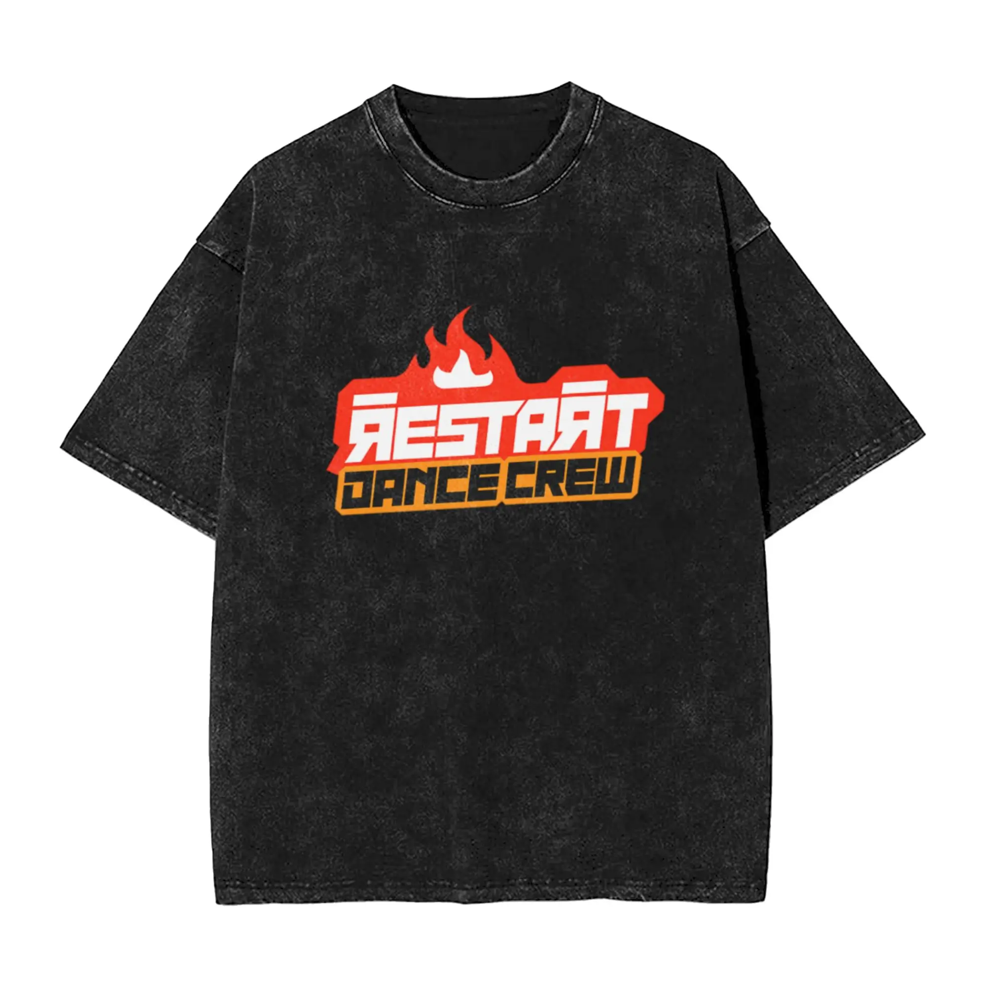 RESTART DANCE CREW    Merchandise Unique Chic A Vintage Oversized Cotton Unisex T-Shirts