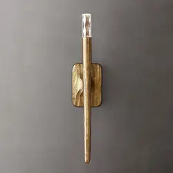 Brass Creative Wall Lamp Living Room Background Wall Staircase Entry Medieval Thaddeus Bedroom Bedside Lamp home appliance