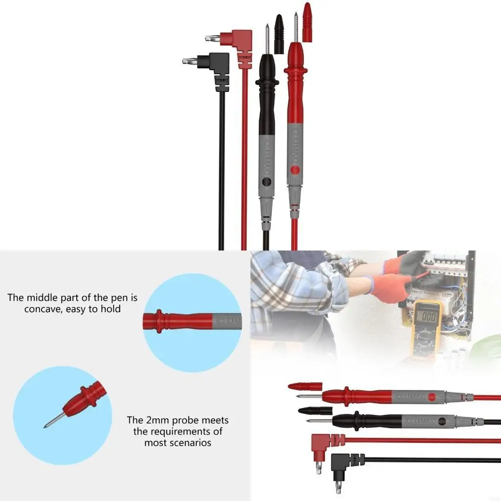 G92C Universal Multimeter Probes Wire Multimeter Leads  for Engineers & Enthusiasts