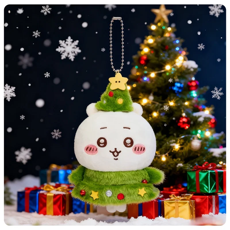 

Новые рождественские аксессуары Usagi Chan, плюшевая кукла, брелок, милые мультяшные периферийные мягкие игрушки для детей и взрослых, праздничные подарки