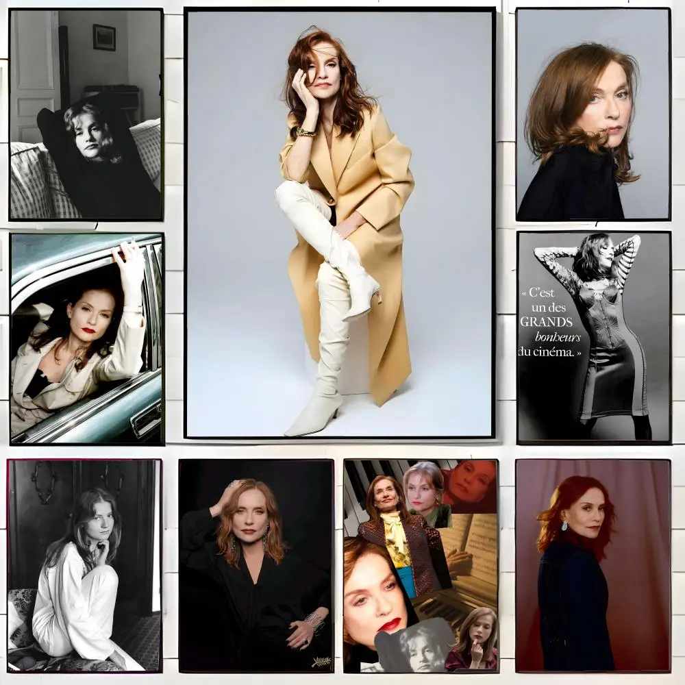 Elegant Commanding I-Isabelle Huppert French Cinema Portrait Poster Wall Art Print Decorative Mural Home Decor Gift Unframed