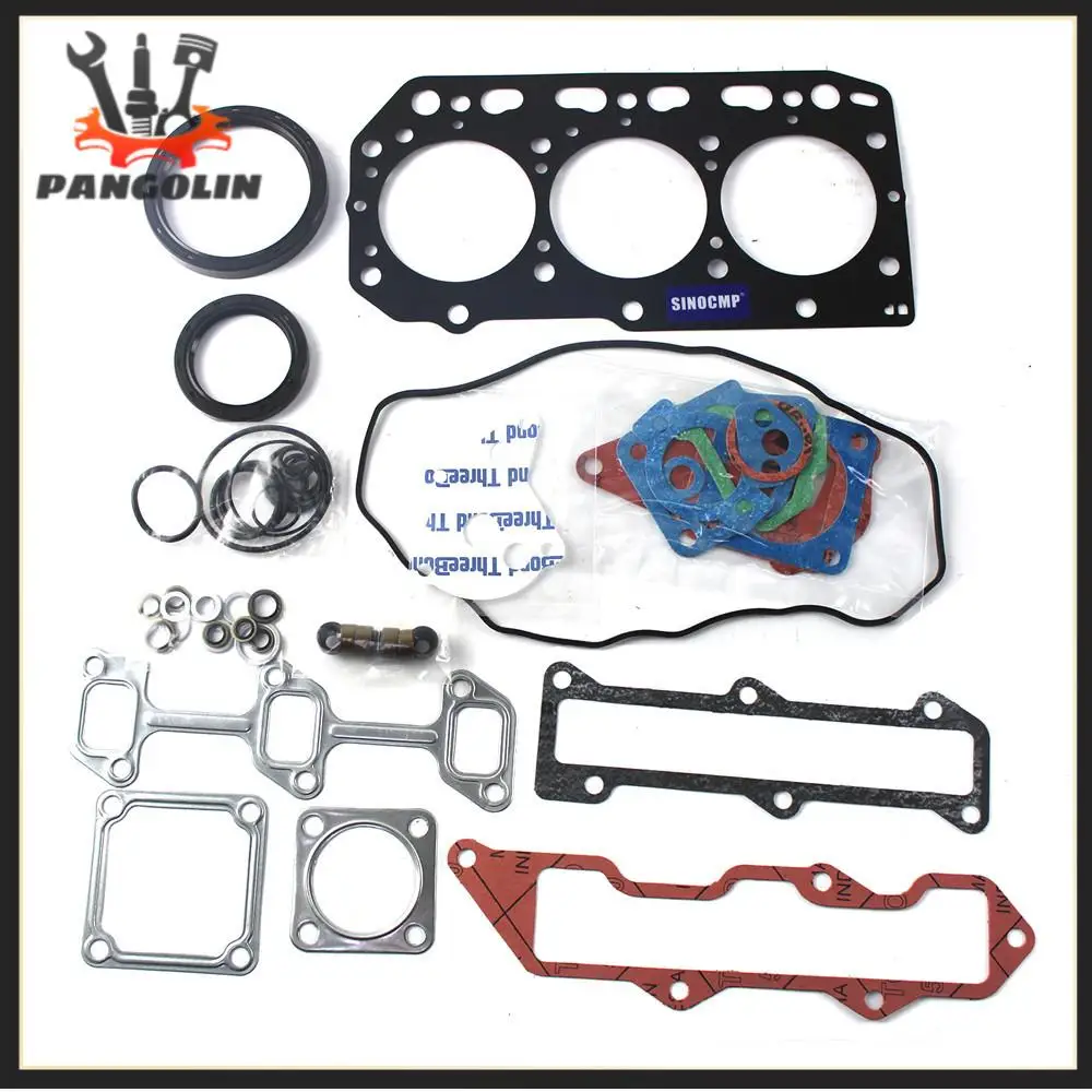 

3TNE88 3TNV88 Engine Gasket Kit 72915092910 YM729150-92910 YM129001-01340 For Yanmar Excavator Loader Forklift Engine Parts