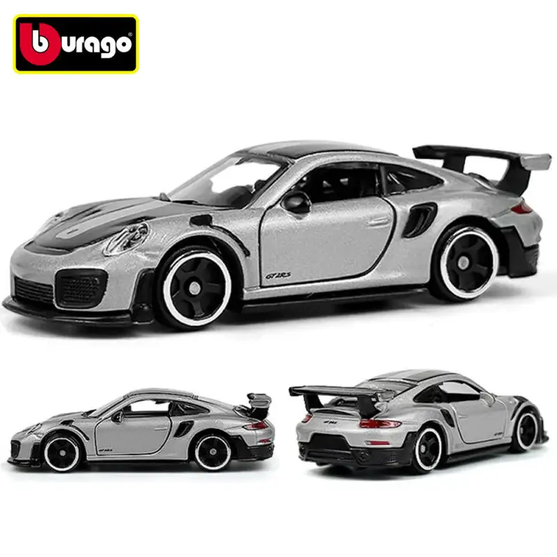 Bburago 1/64 PORSCHE 911 GT2 RS Alloy Miniature Car Model Toys Diecast Vehicle Replica Enthusiasts Collection For Children Gifts