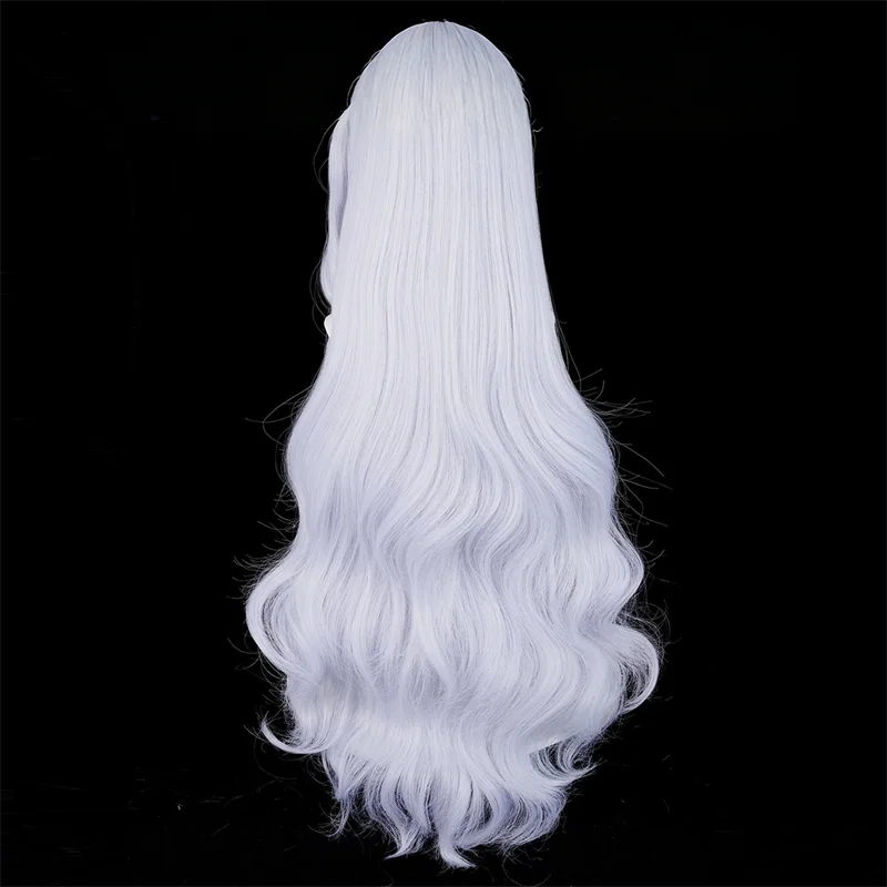Game Magical Girl Witch Trial‌ Natsume Anan Cosplay Wig White Long Hair Heat Resistant Synthetic Wigs Halloween Carnival Prop