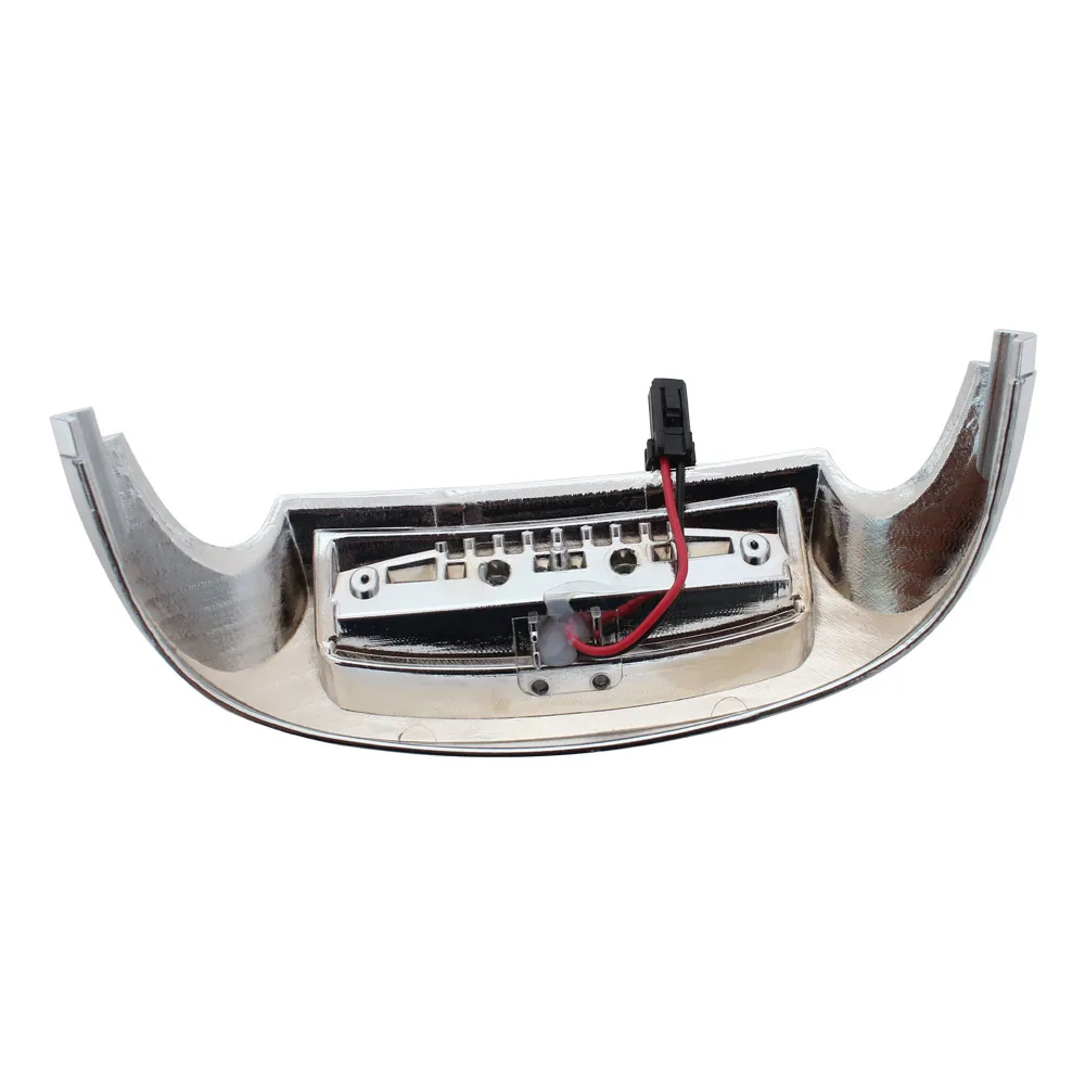 1 Set ABS Motorcycle Front Fender Tip Light Chrome Mudguard Light For Electra Glide Ultra Classic Limited Road King Tri Glide