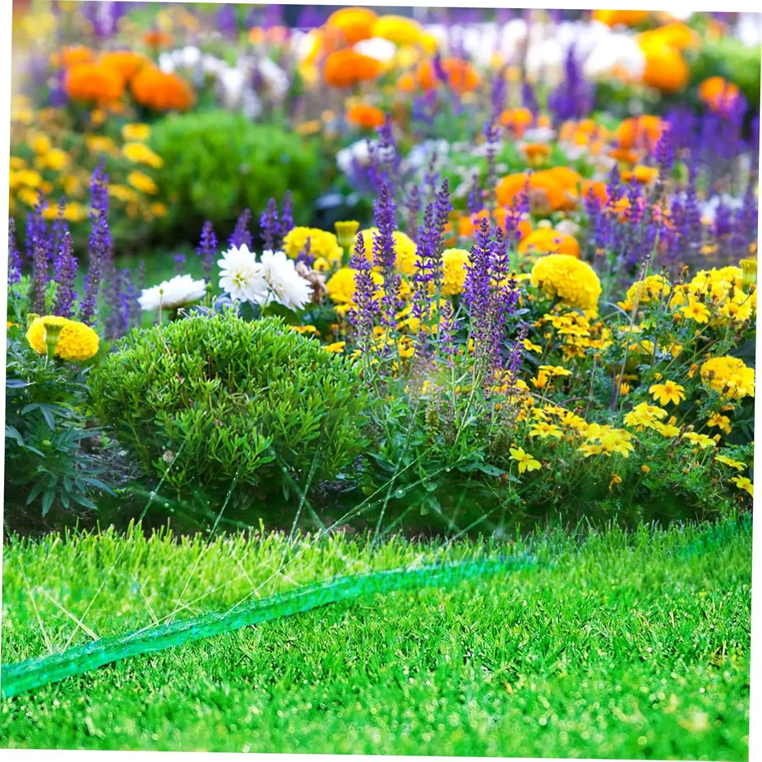 1PCS Sprinkler Soaker Hose Multi-Directional Water Saving Irrigation Tubing for Garden Lawn Plant Watering