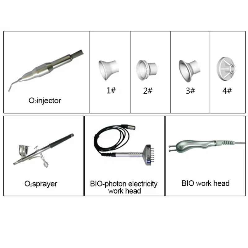 Máquina portátil y de alta presión para el cuidado facial con exfoliación por chorro de oxígeno No hay revisiones pero