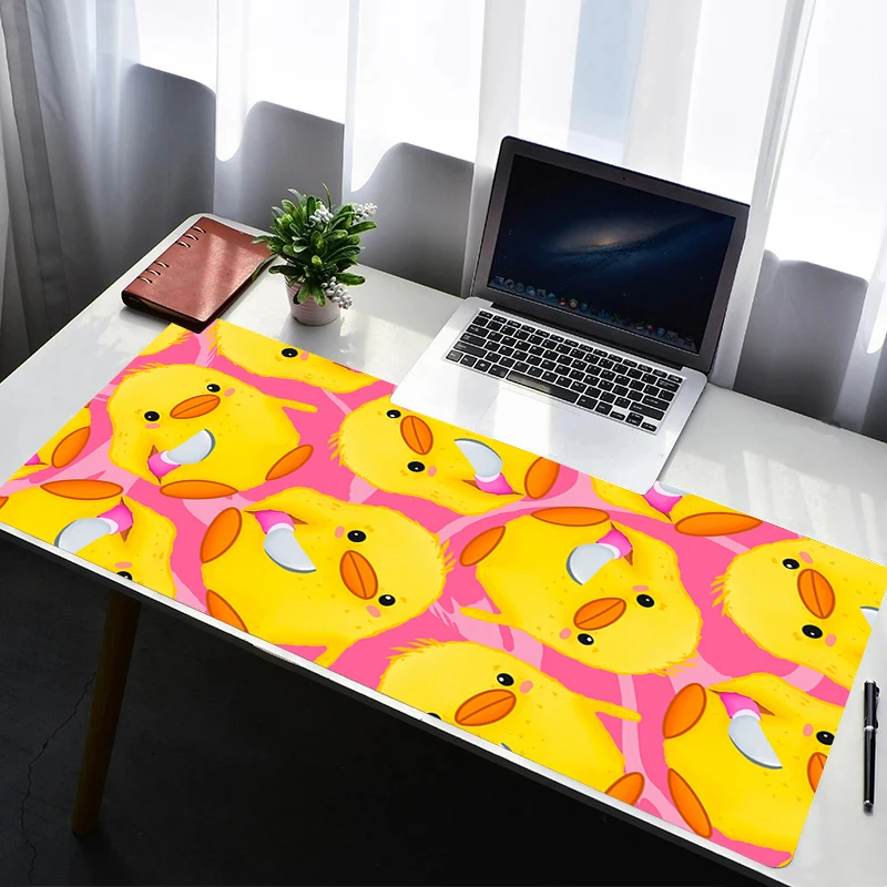 Mouse Pad PC Non Slip Rubber Cartoon Anime Mousepad Laptop Gamer Cabinet Keyboard Pad Office Computer Gaming Desk Duck Mouse Mat