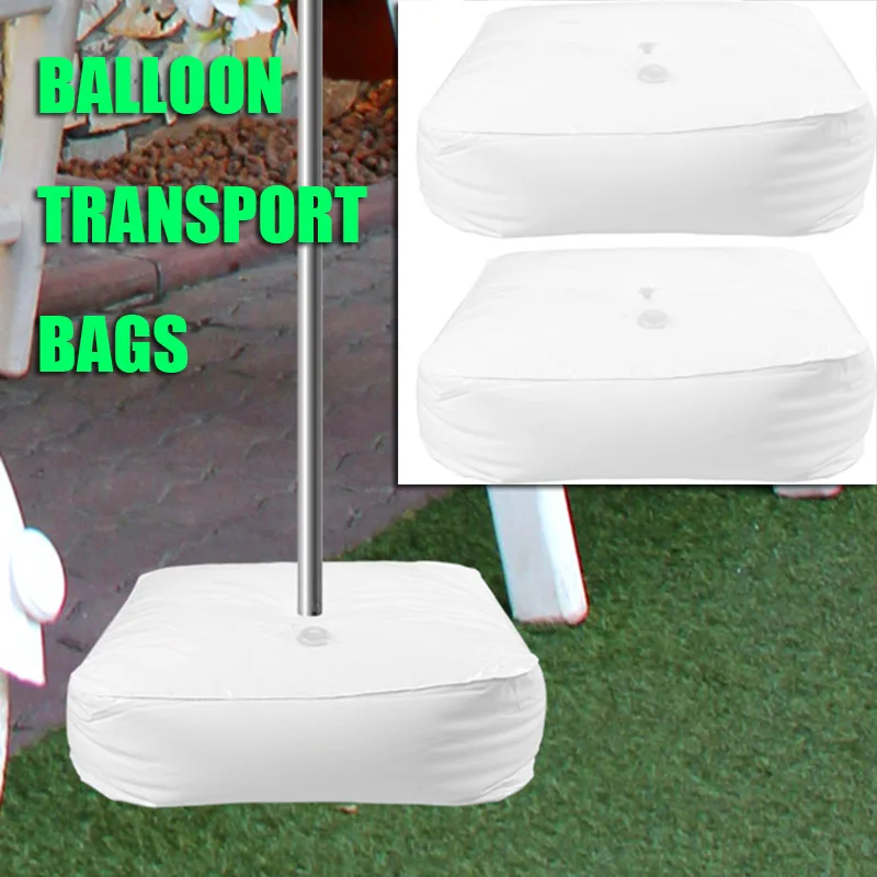 

2 Pcs Square Water Bag Balloon Weighted Sand Bags Filled Balloon Column Stand Arch Weights for Balloons Pvc Umbrella Stand
